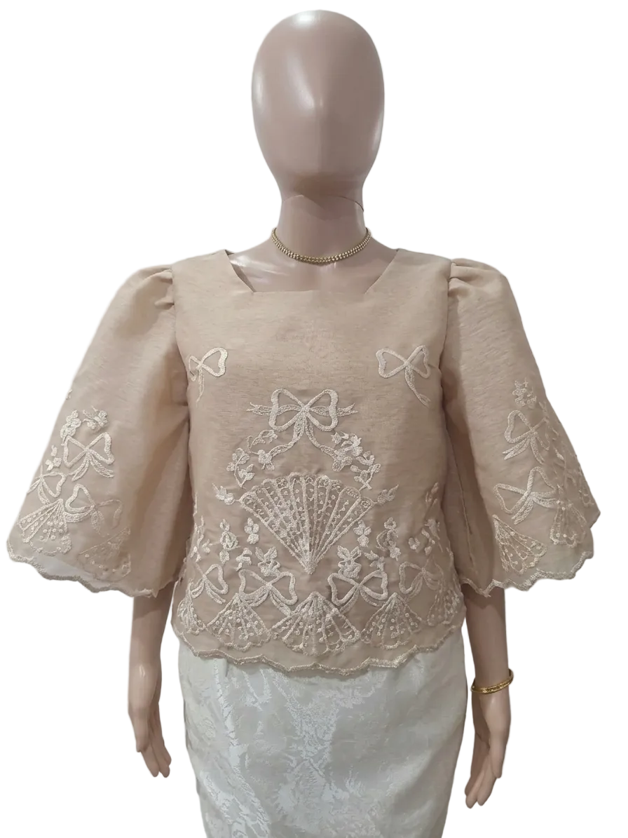 B40 - Jusilyn Kimona Blouse (Brown)