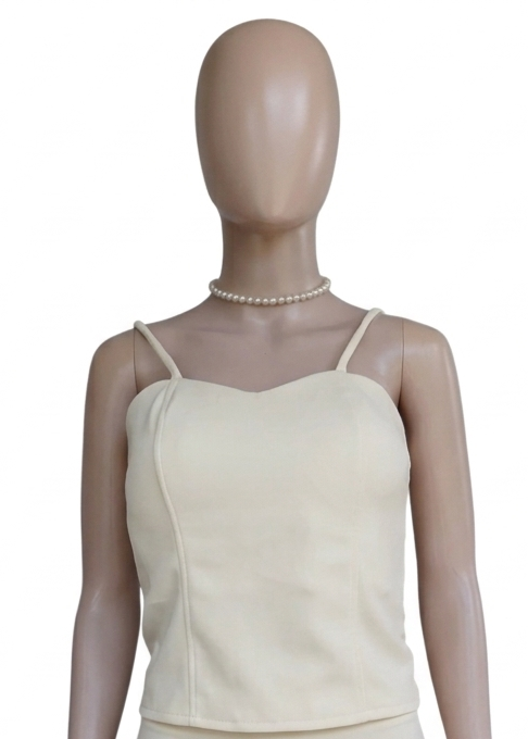 IB05 - Ellie Inner Blouse (S/Beige)