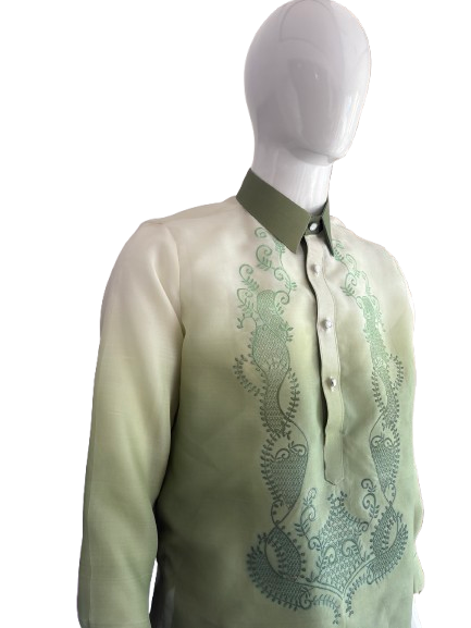 Barong Sage Green Monochromatic