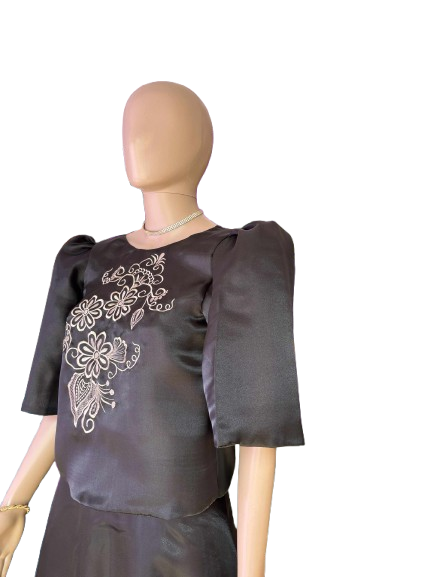 B42 - Dahlia Blouse (Black)