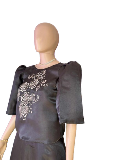 B42 - Dahlia Blouse (Black)