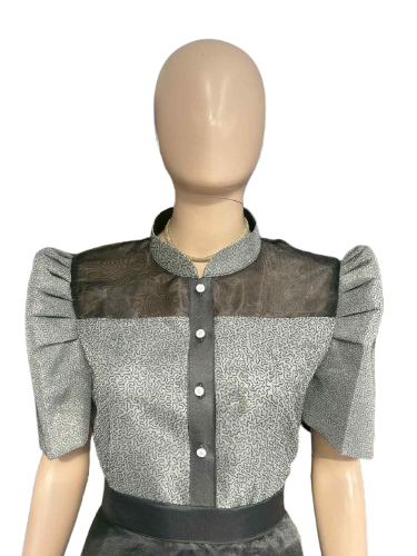 A170 - Bolero w/ Mesh Pattern