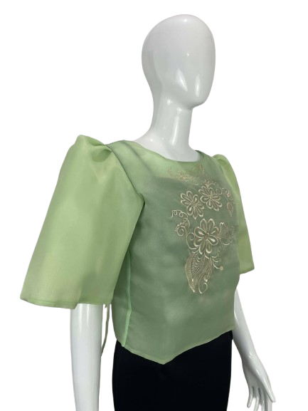 B43 - Dahlia Blouse (Sage Green)