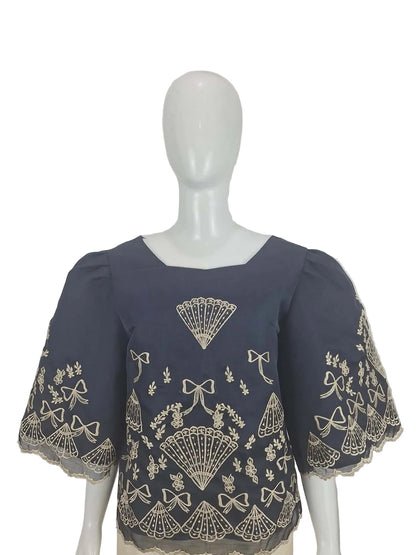 Cocoon wari Kimona Blouse (NB)