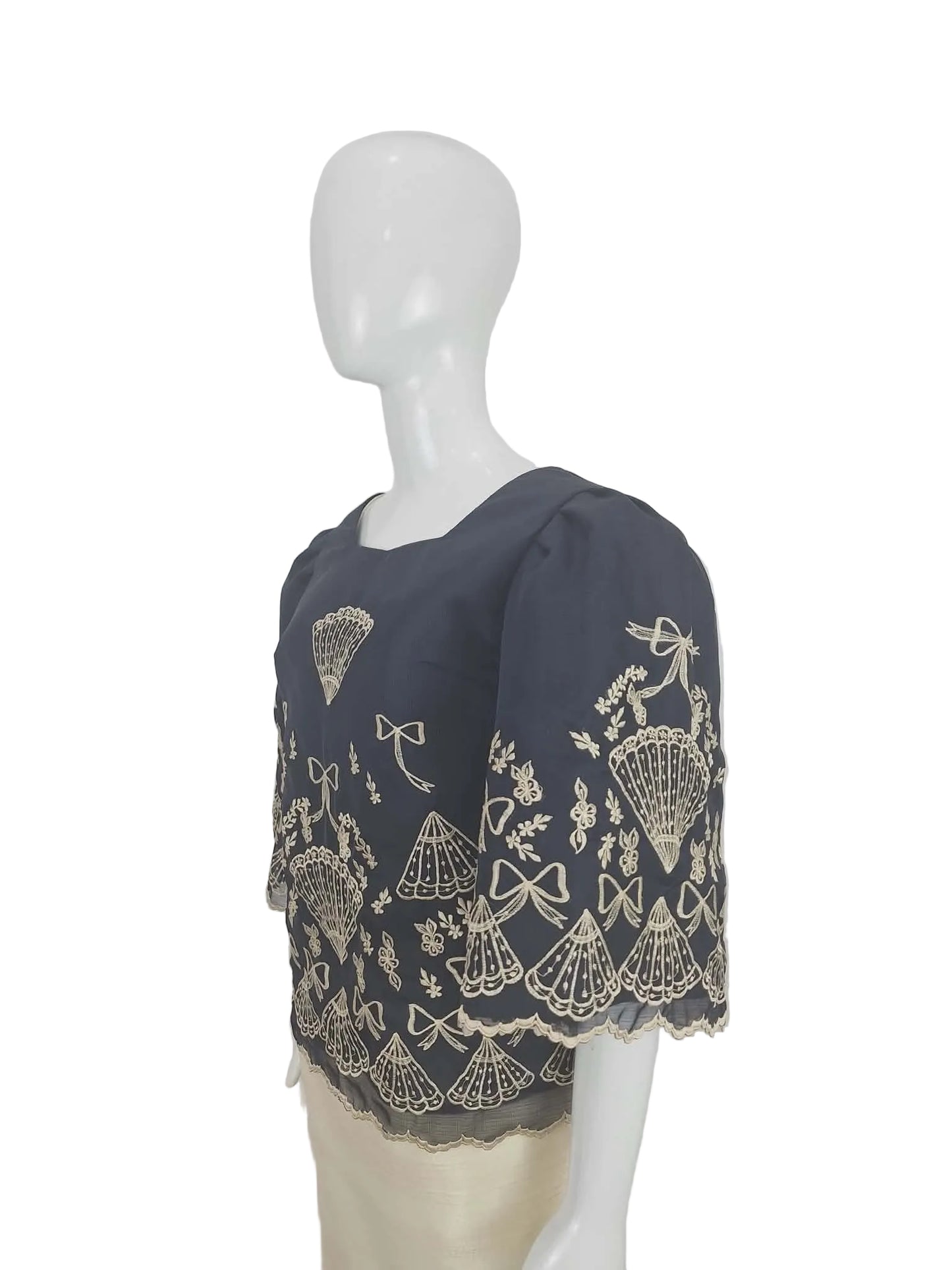 Cocoon wari Kimona Blouse (NB)