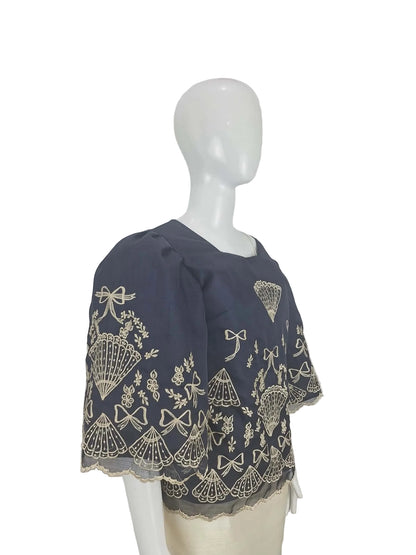 Cocoon wari Kimona Blouse (NB)