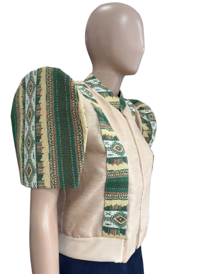 A117 - Bomber Bolero (Batik)