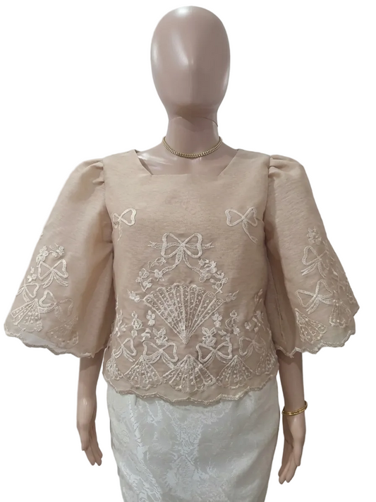 B40 - Jusilyn Kimona Blouse (Brown)