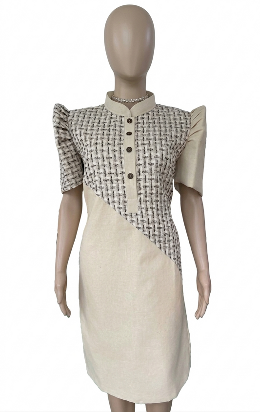 D24 - Mary Dress (Beige)