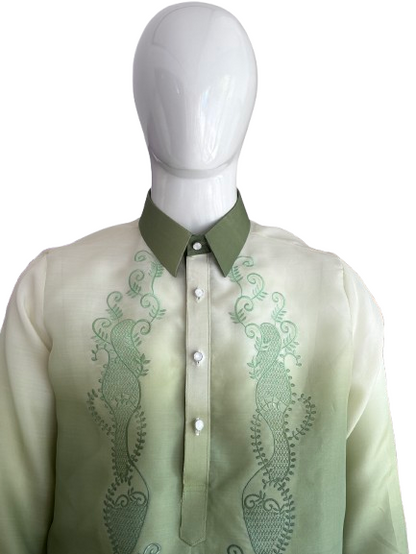 Barong Sage Green Monochromatic