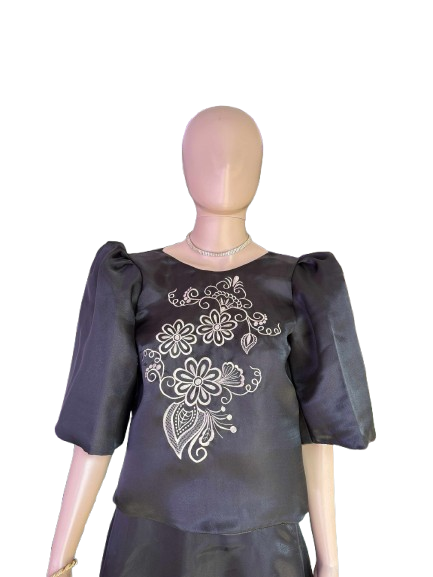 B42 - Dahlia Blouse (Black)