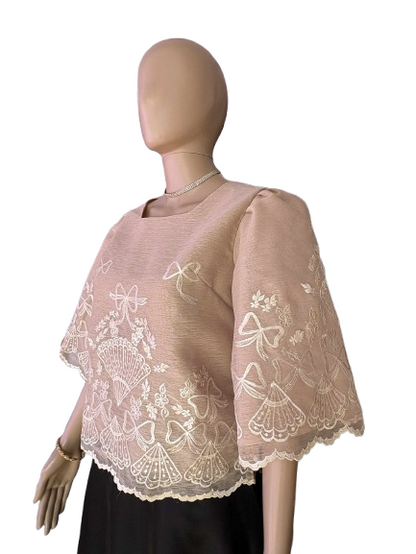 B40 - Jusilyn Kimona Blouse Brown